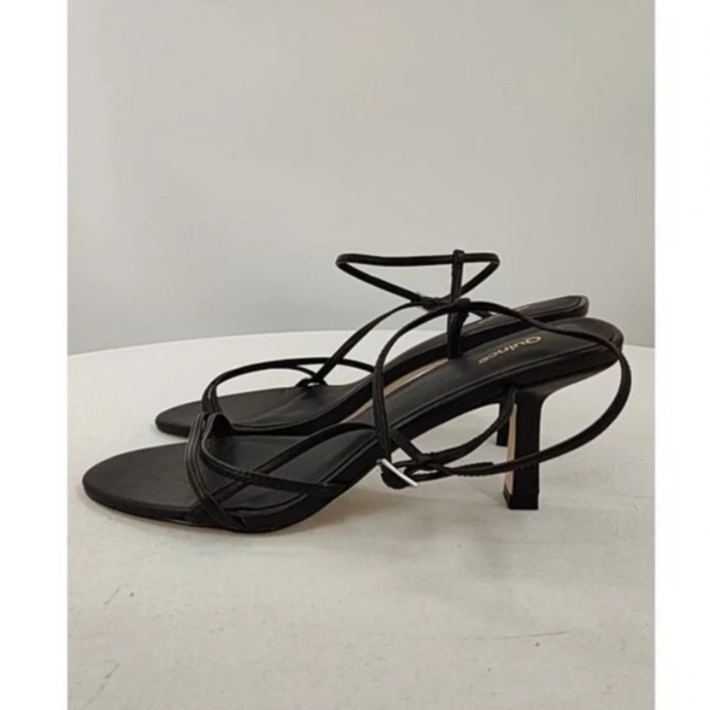 Quince Italian Leather 70mm Strappy Heel size 8 - Picture 6 of 8